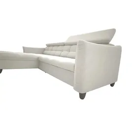 Höffner Ecksofa ¦ grau ¦ Maße (cm): B: 270 H: 85 T: 174.0