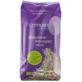 Purmuesli Bio Müsli, 350 g Beutel, Blaubeer Knusper