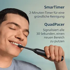 Philips Sonicare 4100 Series HX4044/52 Schwarz + Reiseetui