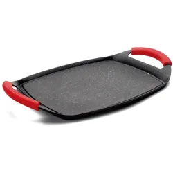 Lacor - 25536 - Grill-Platte Aluminiumguss 36 Cm.