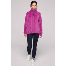 Soccx SOCCX, Damen, Sherpafleecejacke mit hohem Kragen Iced berry), M, - M