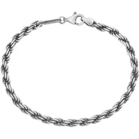 GIORGIO MARTELLO MILANO Armband Kordelkette massiv, Silber 925 Armbänder