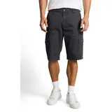 Tom Tailor Herren, Cargo Short regular PRINTED CARGO SHORTS Regular fit 1049728-39731 grau mini, Geometric Print W 30