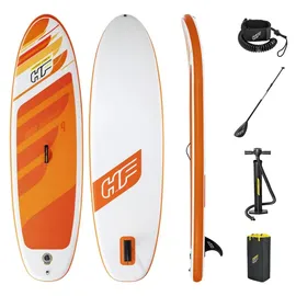 BESTWAY Hydro-Force SUP Allround Board-Set Aqua Journey 274 x 76 x 12 cm orange/weiß