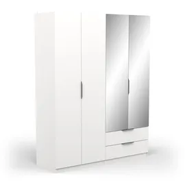 Demeyere Kleiderschrank Ghost 157,3 x 203 x 51 cm Weiß