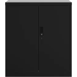 vidaXL Aktenschrank Schwarz 79x40x90 cm Stahl