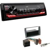 JVC Digital Auto Radio Bluetooth DAB+ USB für Fiat Idea 2003-2011 grau