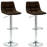 VCM ebuy24 Barhocker Missi Braun 2er Set | Gr.: onesize