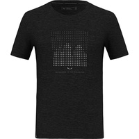 Salewa Herren Eagle Dotted MTN AM T-Shirt (Größe L, schwarz)