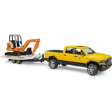 Bruder 02546 RAM Rental Service mit Minibagger