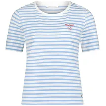 Betty & Co Basic Shirt Ringel Blau/Weiß XL