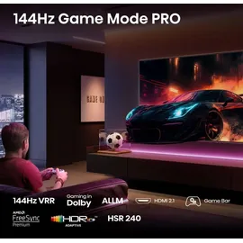 Hisense 43E7Q PRO 43 Zoll QLED 4K Smart TV