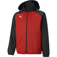 Puma teamLIGA Allwetter Jacke Kinder red/black 176