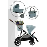 cybex retail gmbh Cybex Gazelle S Kinderwagen inkl. Cot S Babywanne / Kombikinderwagen, Farbe:Stormy Blue / Taupe