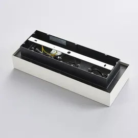 ARCCHIO Vince 3-flammig Aluminium weiß/chrom