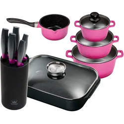 Topf-Set KING, lila (violett), Töpfe, Induktion