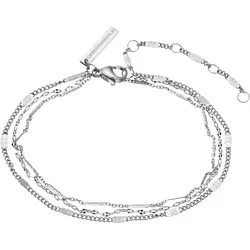 Armband LIEBESKIND BERLIN "Schmuck Geschenk Edelstahl Armkette, LJ-0633-B-22, LJ-0634-B-22", silber (silberfarben), Armbänder, Damen, Edelstahl