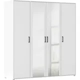 Rauch Drehtürenschrank VOYAGER 187 x 194 x 53 cm Weiß