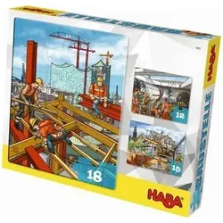 HABA 007465 HABA -Puzzles Baustelle