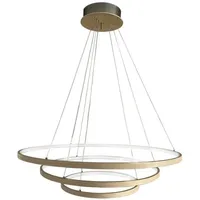 By Rydens LED Pendelleuchte Trione, LED fest integriert, Warmweiß,