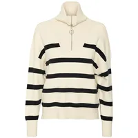 Vero Moda VMSABA STRIPE HIGHNECK BLOUSE GA NOOS«, schwarz-weiß