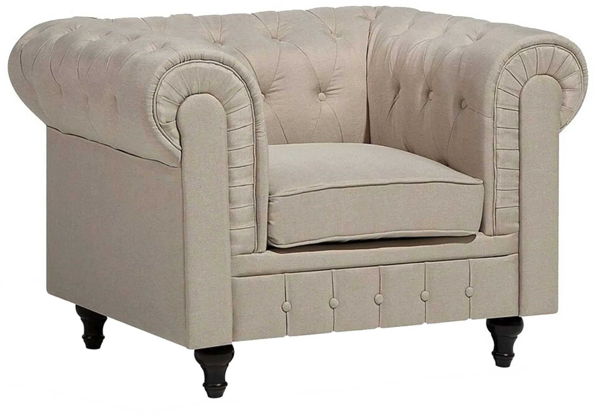 Sessel Beige CHESTERFIELD