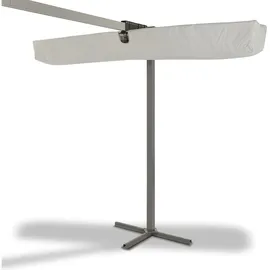LECO Standmarkise Waved 400 x 250 cm grau
