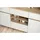 furn.design Sideboard 193 x 85 x 39 cm Weiß / Eiche
