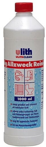Ulith Clean Essig-Allzweck-Reiniger - reinigt gründlich mit natürlicher Essig-Kraft - 1000 ml - 247027 ** 1l/3,09 EUR
