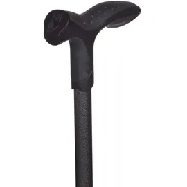 Antar Soft Step Gehstock Aluminium schwarz