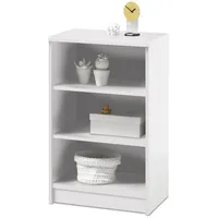 Die Möbelfundgrube Bücherregal OPTIMUS 54 x 86 x 34 cm Weiß