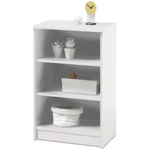 Die Möbelfundgrube Bücherregal OPTIMUS 54 x 86 x 34 cm Weiß