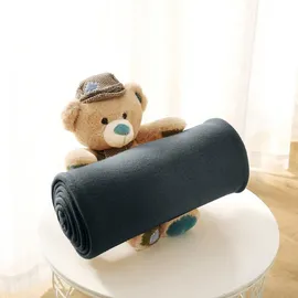 Wometo Polar Kuscheldecke 130 x 160 cm Dunkelgrau
