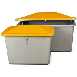 Cemo GmbH CEMO Streugutbox 2200 Liter ohne Entnahme grau/orange