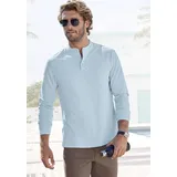John Devin Henleyshirt blau XL