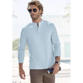 John Devin Henleyshirt blau XL