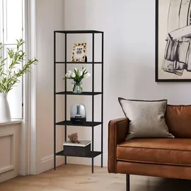 DanDiBo Ambiente Standregal 170 x 50 x 35 cm Schwarz