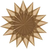 Faltblätter Transparentpapier, 14 x 14 cm, 42g/qm, 100 Blatt (Hellbraun)