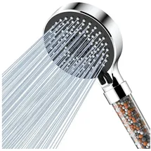 luxuskollektion Wassersparender Duschkopf mit 5 Strahlarten und Ionischer Filter