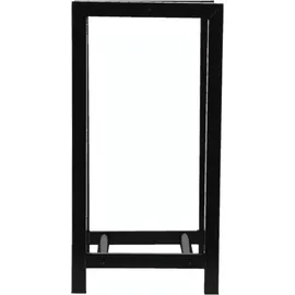 Esschert Design Kaminholzregal 30 x 24 x 60 cm schwarz