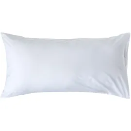 Homescapes Kissenbezug Perkal 50 x 90 cm Weiss