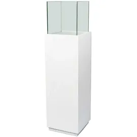Vivanno Windlichtsäule 27 x 27 x 100 cm Skandiweiß