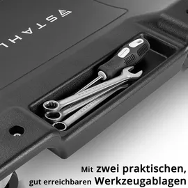 STAHLWERK Rollbrett Kunststoff 500 kg schwarz