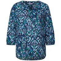 Cecil Bedruckte Baumwollbluse, in Blau | Gr.: M