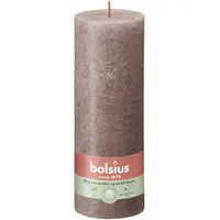 Bolsius Rustik Stumpenkerze 190 x 68 mm braun