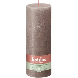 Bolsius Rustik Stumpenkerze 190 x 68 mm braun