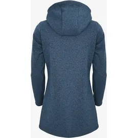 Elkline Morning Dew Damen Winddichter Strick-Fleecemantel | Blau | 40