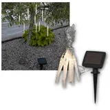 Star Trading LED Solar Lichterkette 180 cm Acryl Transparent