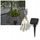 Star Trading LED Solar Lichterkette 180 cm Acryl Transparent