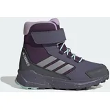 adidas Terrex Trailmaker 2 High Climawarm+ Kinder Aurora Plum/Matte Silver/Semi Flash Aqua, 34 EU